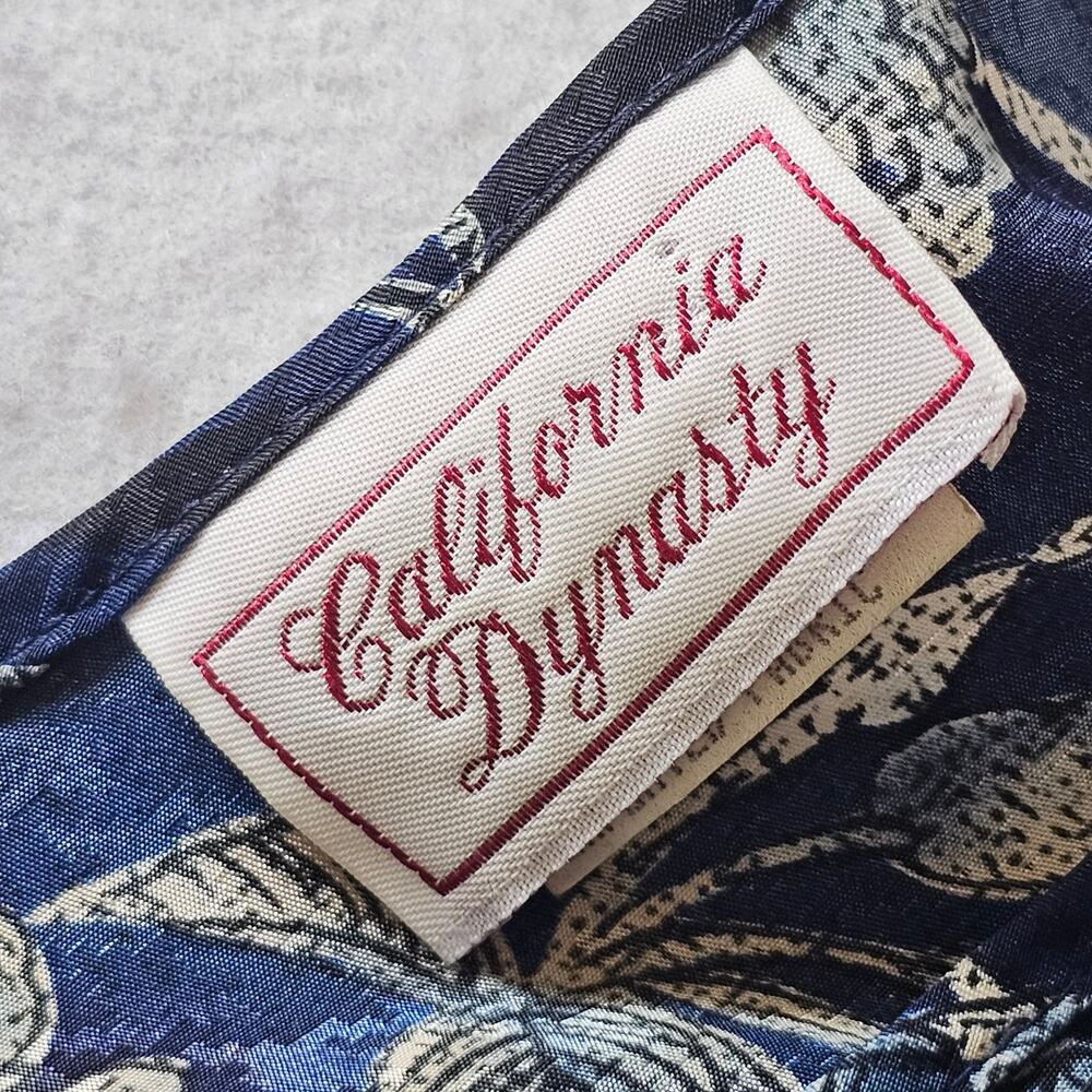 Vintage California Dynasty Women's Full length Kaftan Kimono, Blue, One Size - Picture 4 of 13
